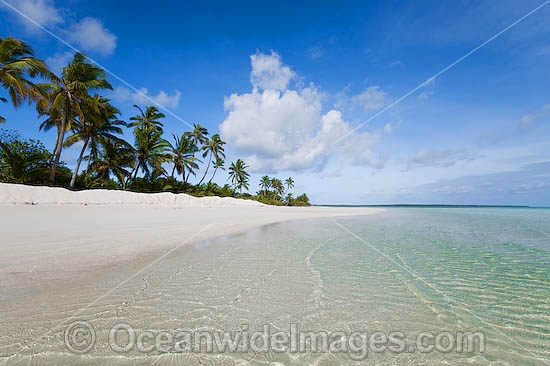 Tropical lagoon Cocos Islands photo