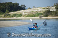 Recreational fishing. Wallis Lake, Tuncurry, New South Wales, Australia.
