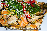 Mussel Seafood dish. Restaurant in Australia