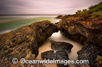 Coastal Seascape. Boambee Headland, near Sawtell, New South wales, Australia.