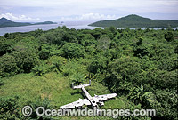 World War 2 B25 Bomber wreck. Situated in West New Britain Island, Papua New Guinea. Within the Coral Triangle.