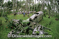 Wreck of a Japanese World War 2 aircraft. Rabaul, New Britain Island, Papua New Guinea. Within the Coral Triangle.