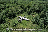 World War 2 B25 Bomber wreck. Situated in West New Britain Island, Papua New Guinea. Within the Coral Triangle.