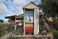 One of the art galleries situated in the outback town of Silverton, near Broken Hill, New South Wales, Australia