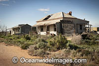 Old abandoned houses in outback New South Wales, Australia