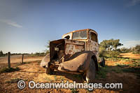 Abandoned old truck in outback New South Wales, near Silverton, Australia