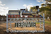 Monument celebrating the historic Terowie train 