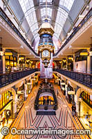 Inside the Queen Victoria Building, Sydney, New South Wales, Australia.