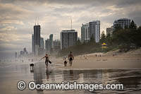 Surfers Paradise beach and city. Gold Coast, Queensland, Australia.