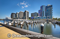 Melbourne Docklands. Melbourne City, Victoria, Australia.
