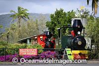 Sugar cane team locomotives, Ballyhooley Steam Railway, Port Douglas, Queensland, Australia