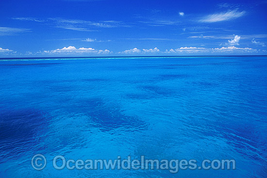 Ocean seascape island lagoon sky photo