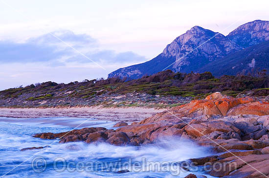 Salmon Rocks Flinders Island Tasmania photo