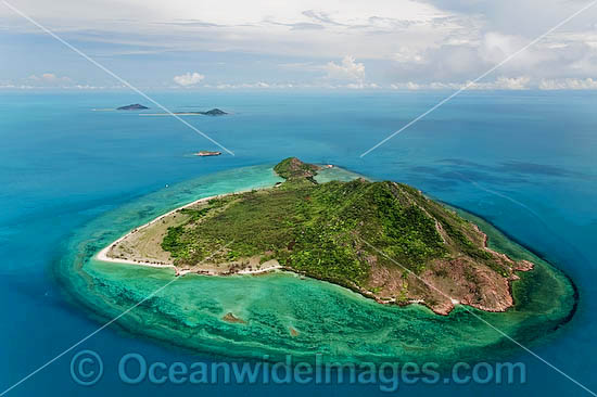 Aerial Mount Ernest Island photo