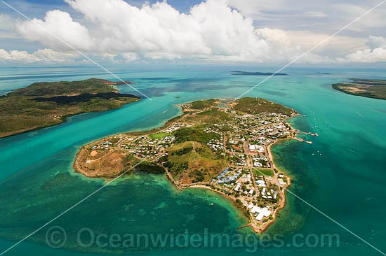 Aerial Thursday Island photo Aerial Thursday Island photo