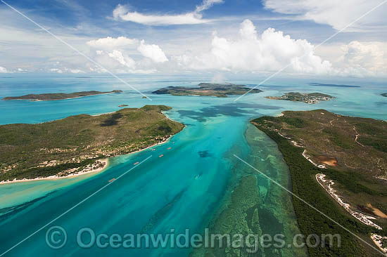 Aerial Torres Strait Islands photo