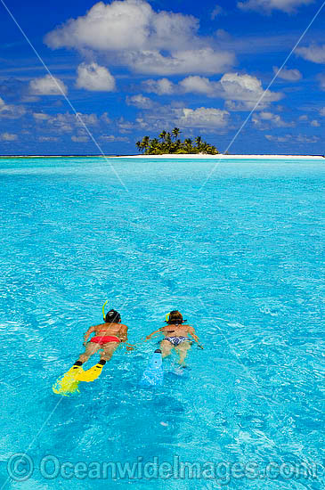 Snorkel at tropical Island photo