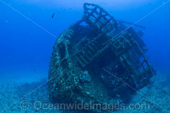 Sea vessel artificial reef Florida photo