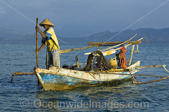 Traditonal Fishing Indonesia photo