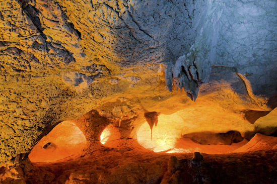 Limestone Caves stalagmites photo Limestone Caves stalagmites photo