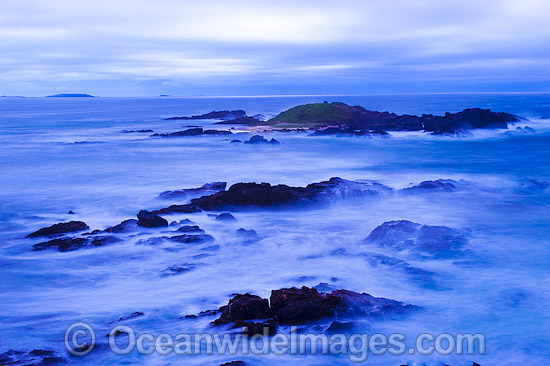 Early morning Coastal Seascape, just prior to sunrise. Beach. New South Wales, Australia. Photo - Gary Bell Early morning Coastal Seascape, just prior to sunrise. Beach. New South Wales, Australia. Photo - Gary Bell