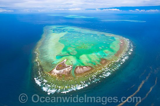 One Tree Island aerial photo
