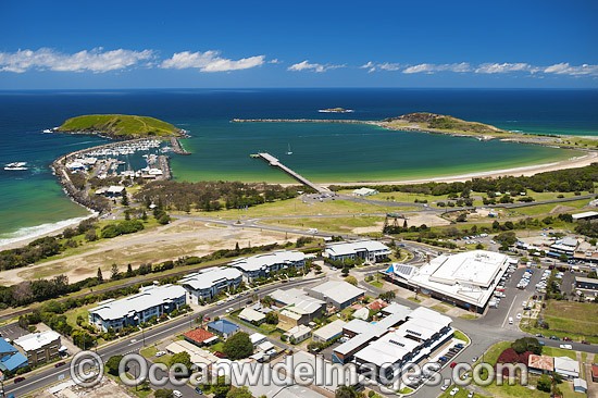 Aerial Coffs Harbour Jetty photo