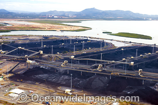 Barney Point Coal Export Terminal, Gladstone, Queensland, Australia. The Port of Gladstone is one of the world's top five coal export ports, handling in excess of 50 million tonnes of coal per annum. Photo - Gary Bell Barney Point Coal Export Terminal, Gladstone, Queensland, Australia. The Port of Gladstone is one of the world's top five coal export ports, handling in excess of 50 million tonnes of coal per annum. Photo - Gary Bell