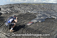 Lava flow Hawaii Photo - David Fleetham