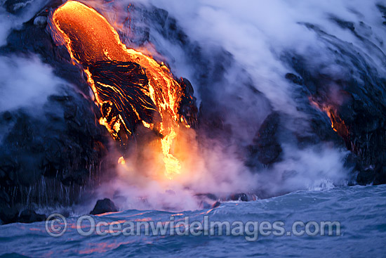 Lava Kilauea Volcano photo