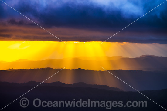 Sunrays at Point Lookout photo