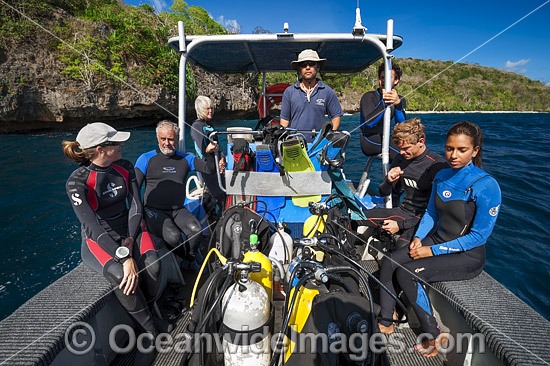 Scuba Divers Christmas Island photo