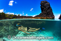 Snorkel Diver at Christmas Island Photo - Gary Bell