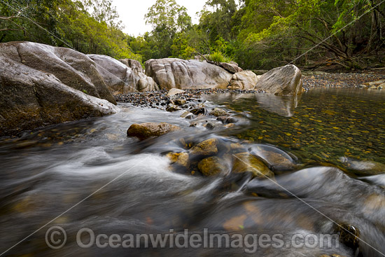 Rocky water rapids in the Never Never River, situated in the Promised Land, near Bellingen, New South Wales, Australia. Photo - Gary Bell Rocky water rapids in the Never Never River, situated in the Promised Land, near Bellingen, New South Wales, Australia. Photo - Gary Bell
