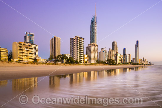 Surfers Paradise in the morning photo
