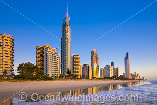 Surfers Paradise in the morning photo