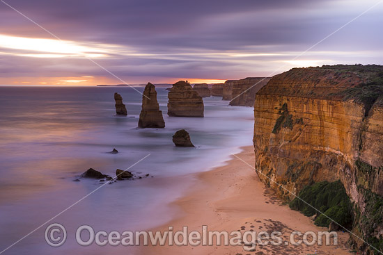 Twelve Apostles at sunset photo