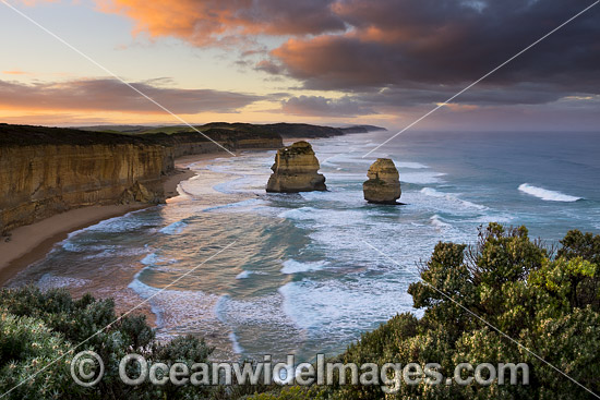 Twelve Apostles at sunrise photo