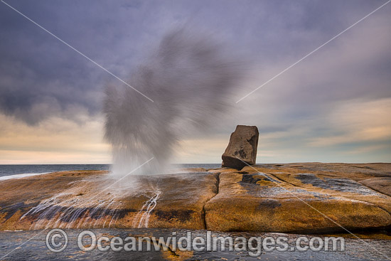Blow Hole Bicheno Tasmania photo Blow Hole Bicheno Tasmania photo