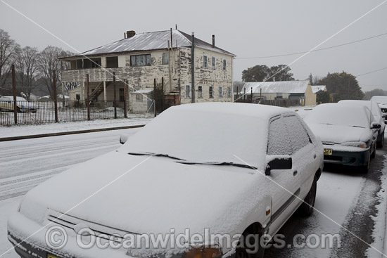 Country NSW in snow photo