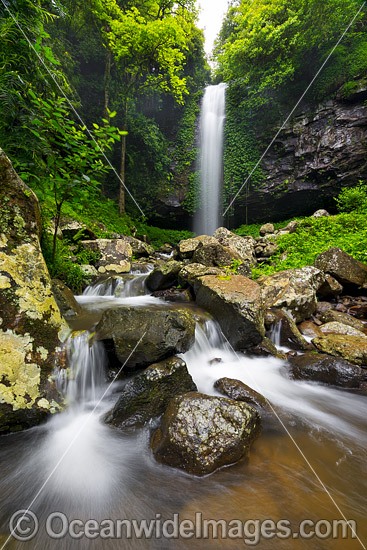 Crystal Shower Falls, situated in the Dorrigo World Heritage National Park, New South Wales, Australia. Photo - Gary Bell