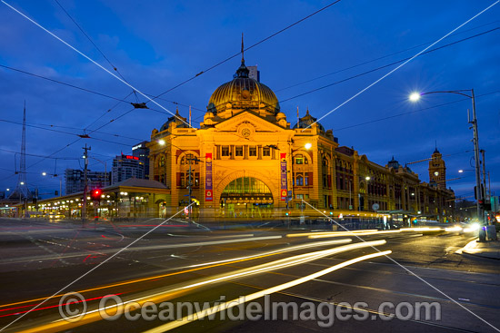 Flinders Street Melbourne photo