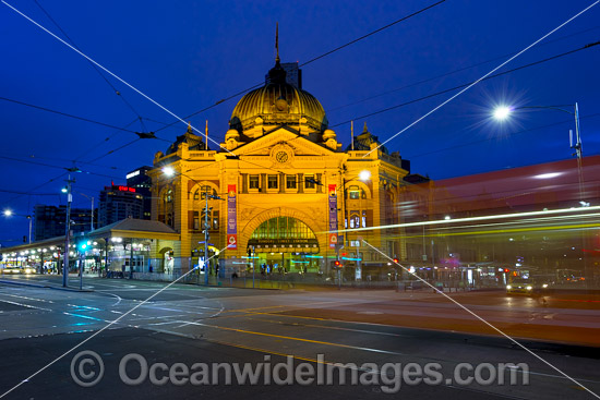 Flinders Street Melbourne photo