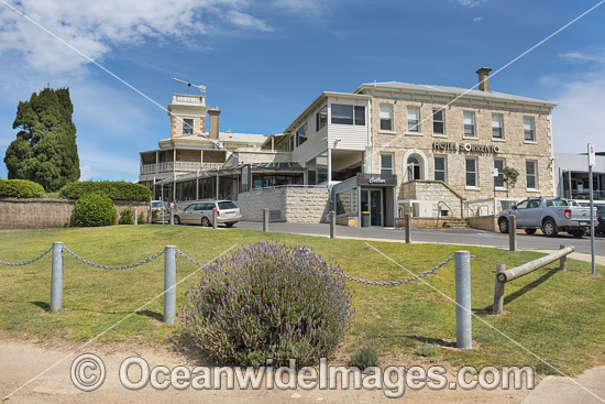Historic Hotel Sorrento, established in 1871, is situated in Sorrento at the southern end of Port Phillip Bay, Mornington Peninsula, Victoria, Australia. Photo - Gary Bell