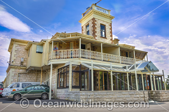 Historic Hotel Sorrento, established in 1871, is situated in Sorrento at the southern end of Port Phillip Bay, Mornington Peninsula, Victoria, Australia. Photo - Gary Bell
