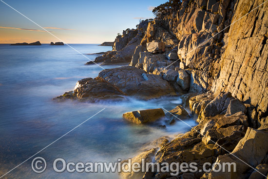 White Water Wall, located in Freycinet National Park, Tasmania, Australia. Photo - Gary Bell White Water Wall, located in Freycinet National Park, Tasmania, Australia. Photo - Gary Bell