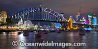 Vivid Sydney Harbour Bridge Photo - Gary Bell