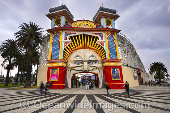 Melbourne Luna Park photo Melbourne Luna Park photo
