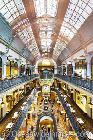 Inside the Queen Victoria Building, Sydney, New South Wales, Australia. Photo - Gary Bell