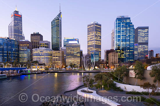 Elizabeth Quay and Perth City, Western Australia. Photo - Gary Bell Elizabeth Quay and Perth City, Western Australia. Photo - Gary Bell